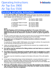 Webasto Air Top Evo 3900/5500 B Operating instructions