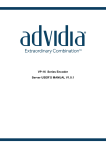 advidia VP-4 User`s manual
