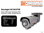 Digital Watchdog Starlight B1363D User manual