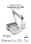 CyberScan pH 1500 - Fisher UK Extranet