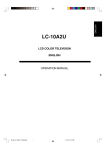 Sharp LC-10A2U Specifications