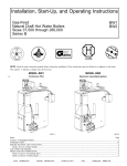 Carrier BW2 Operating instructions