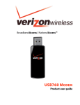 Verizon USB760 User guide