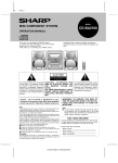 Sharp CD-BA2100 Operating instructions