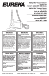 Eureka 3680 Specifications