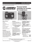 Campbell Hausfeld CW301400AJ Operating instructions