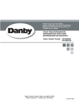Danby DFF282SLDB Operating instructions