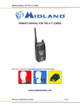 Midland G-223 Owner`s manual