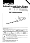 Makita UH303DST Instruction manual