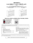 Mendota DXV-42 Operating instructions