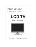 ProScan 19LA20QW Operating instructions