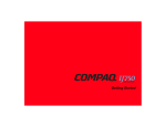Compaq Compaq IJ750 User`s guide