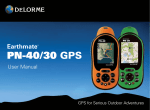 DeLorme Earthmate PN-40 User manual