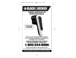 Black & Decker 1 Instruction manual