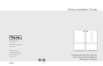 Viking Professional VCFF136SS Installation guide