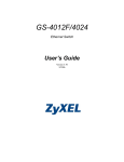 ZyXEL Communications ES-315-F -  V3.70 User`s guide