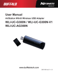 Buffalo Tech WLI-UC-G300N-V1 User manual