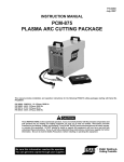 ESAB PCM-875A Instruction manual