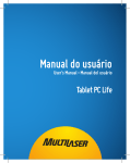 Multilaser Tablet PC Life User`s manual
