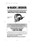 Black & Decker JS650L Instruction manual