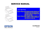 Epson NX110 - Stylus Color Inkjet Service manual