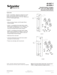 AV-607-1 AV-609-1 - Schneider Electric Buildings iPortal