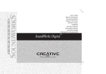 Creative DESKTOP THEATRE 5.1 DTT2500 DIGITAL User`s guide