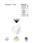 Chauvet Led Shadow User manual