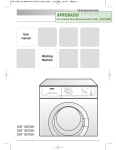 Zanussi ZWF 14070W1 User manual