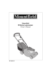Mountfield E531 Owner`s manual