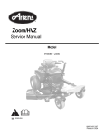 Ariens HVZ 915085-2350 Service manual