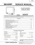 Sharp 32UC4 Service manual