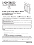 Monessen Hearth IRVF5T Instruction manual