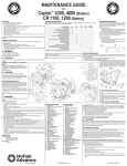 Advance acoustic Captor 4300 Service manual