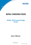 Billion BiPAC 8500 User`s manual