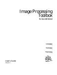 The Image Processing Toolbox User`s Guide