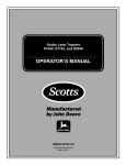 Scotts S1742 Operator`s manual