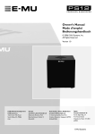 E-Mu PM5 Owner`s manual