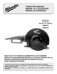 Milwaukee 6184-21 Operator`s manual