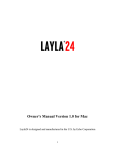 Echo Audio LAYLA24 Owner`s manual