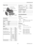 Epson Stylus C66 Specifications