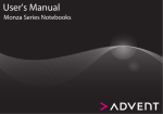 Advent Monza Series User`s manual