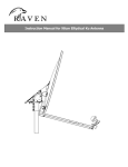 Raven 98cm Elliptical Ku Antenna Instruction manual