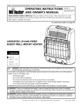 Enerco HSVFB10LPT Operating instructions