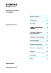 Siemens OSM Operating instructions