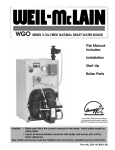 Weil-McLain WTGO Service manual