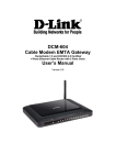 D-Link DCM-604 User`s manual