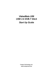 VideoMate U90 USB 2.0 DVB-T Stick Start Up Guide