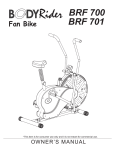 Body flex BRF 700 Owner`s manual