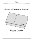 Eicon Networks 1530 User`s guide